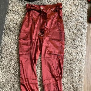 Silk joggers